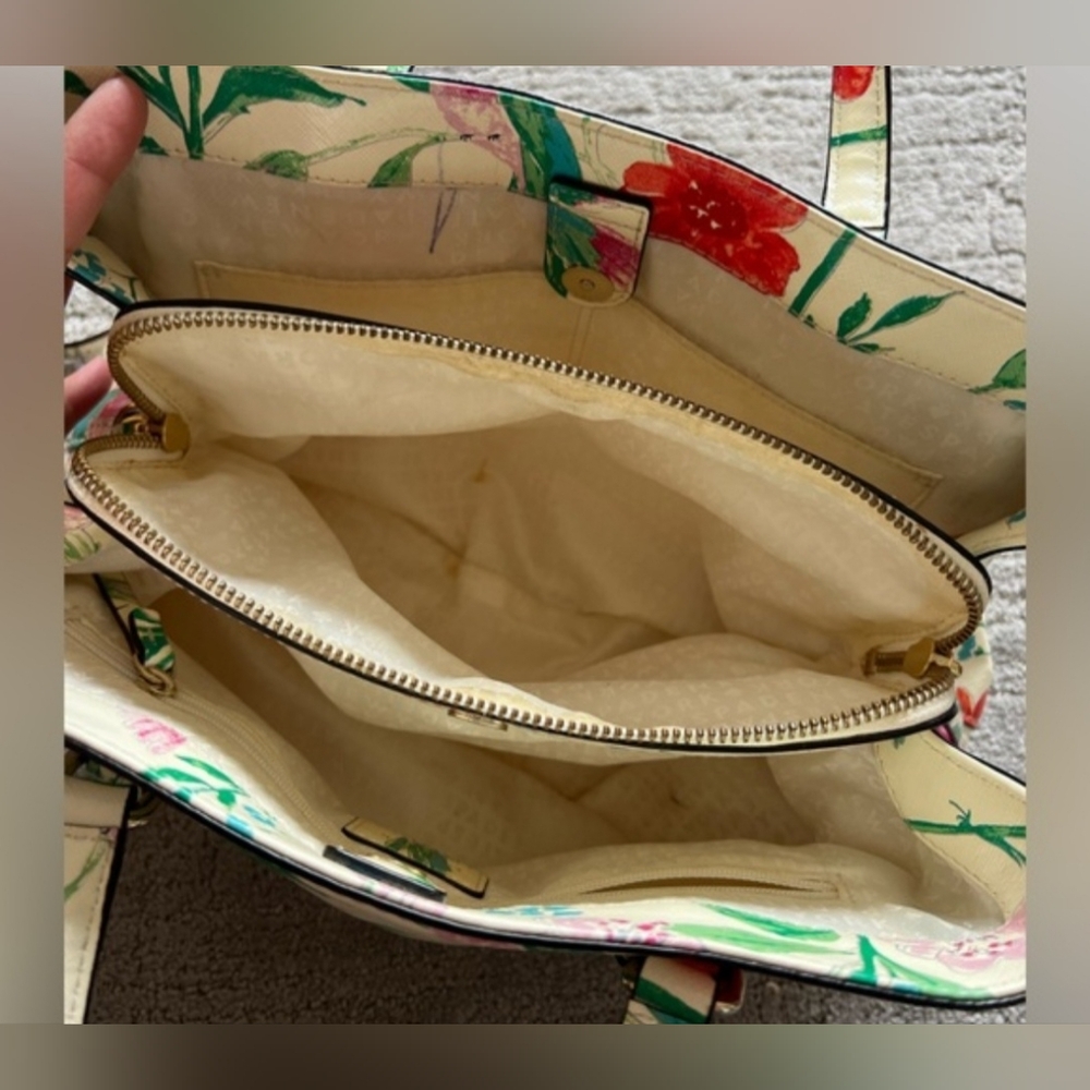 🔥LOW START🔥Kate Spade RARE Evangelie Laural Way Hummingbird & Floral Bag - Picture 14 of 16